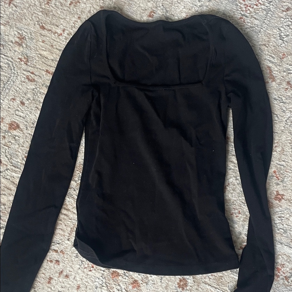 SHEIN Classic Black Long Sleeve Top